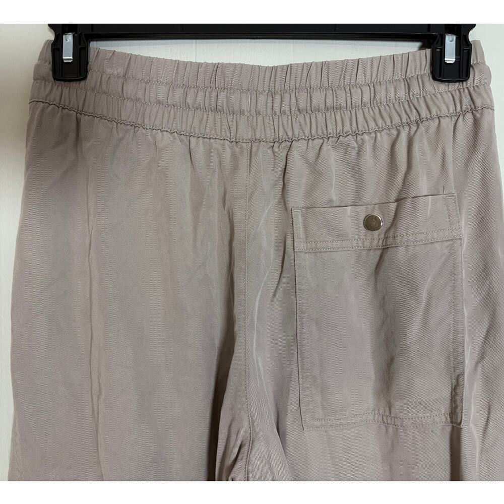 Athleta Small Tencel Drawstring Pull On Elastic Waist Casual Cargo Pocket Pant - Picture 6 of 9